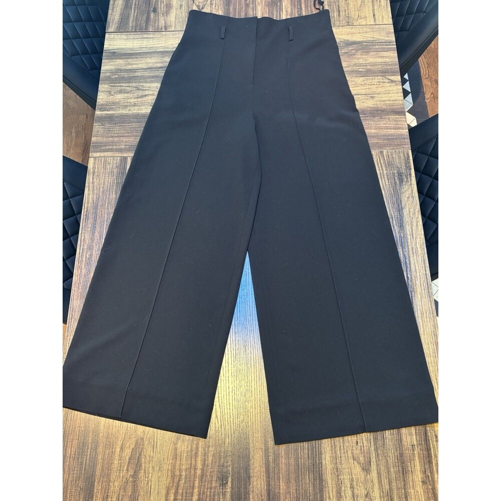 COS Women's High Waist Wide Leg Pants Trousers Black Sz EU 38 or US 8 - EUC